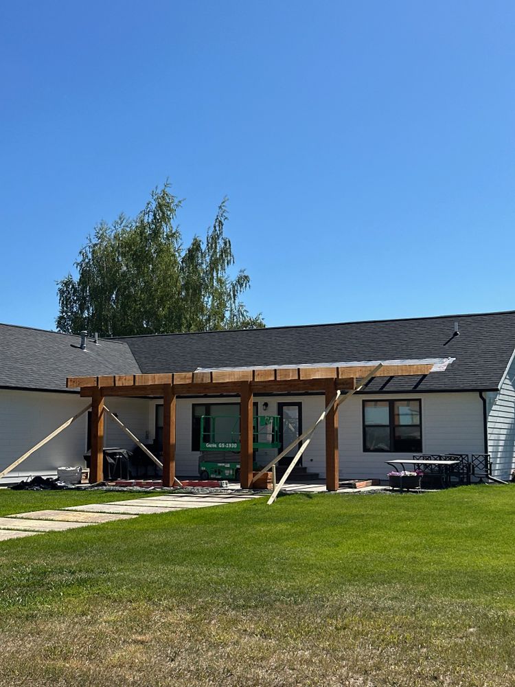 Framing for R&H Homes in Bozeman, MT