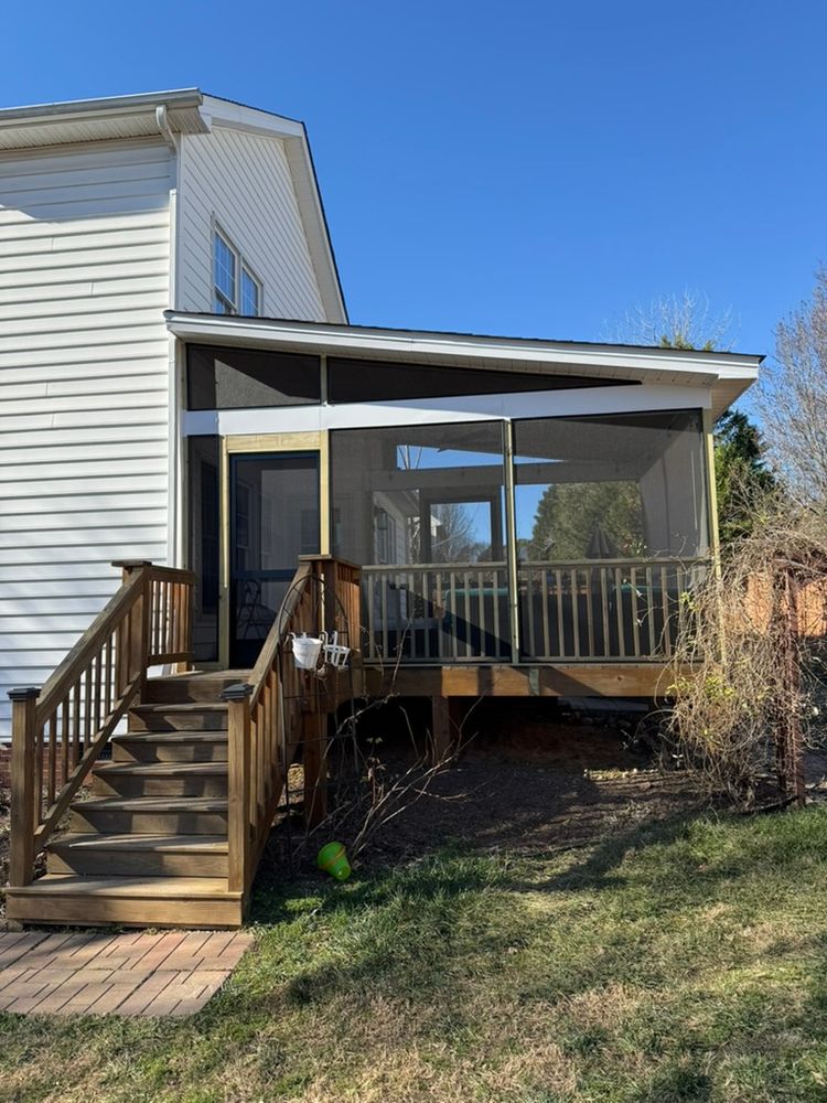 Decks and Porch Roofs for Top Plate Construction in Clayton, NC