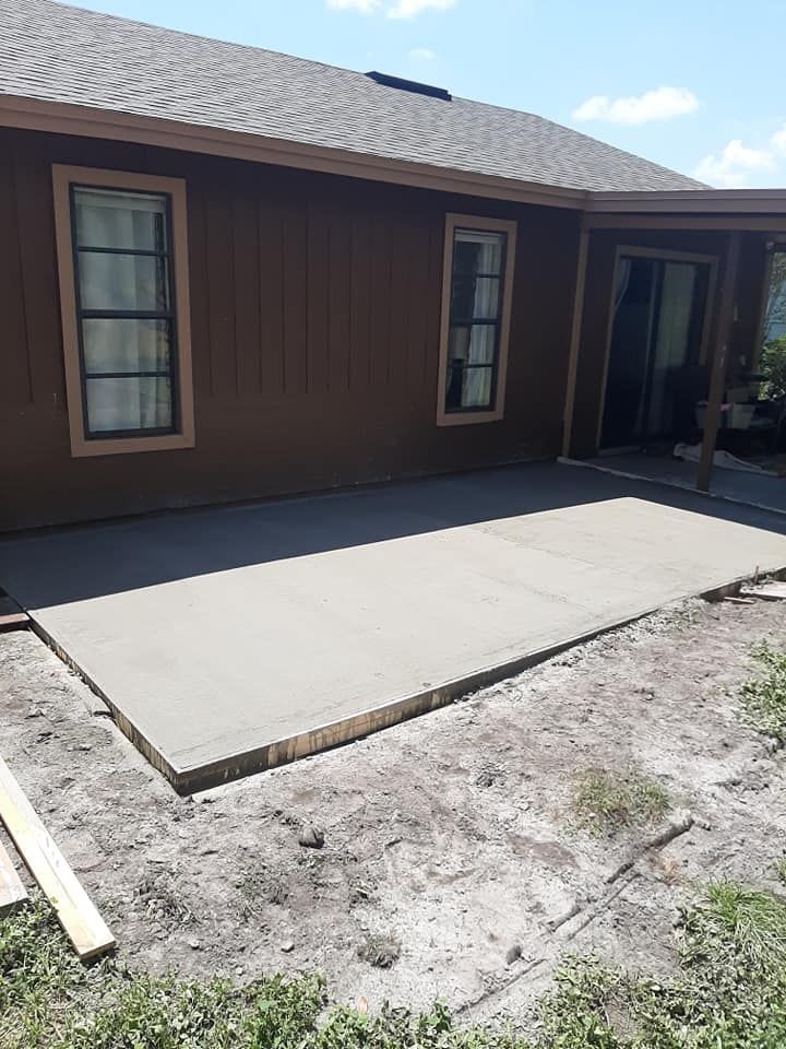 Enhance your outdoor space with our expert Concrete patios service, offering durable and stylish solutions that blend seamlessly with your home's landscape while providing a low-maintenance and long-lasting foundation. for Mid-Florida Short Loads in Pine Hills, FL