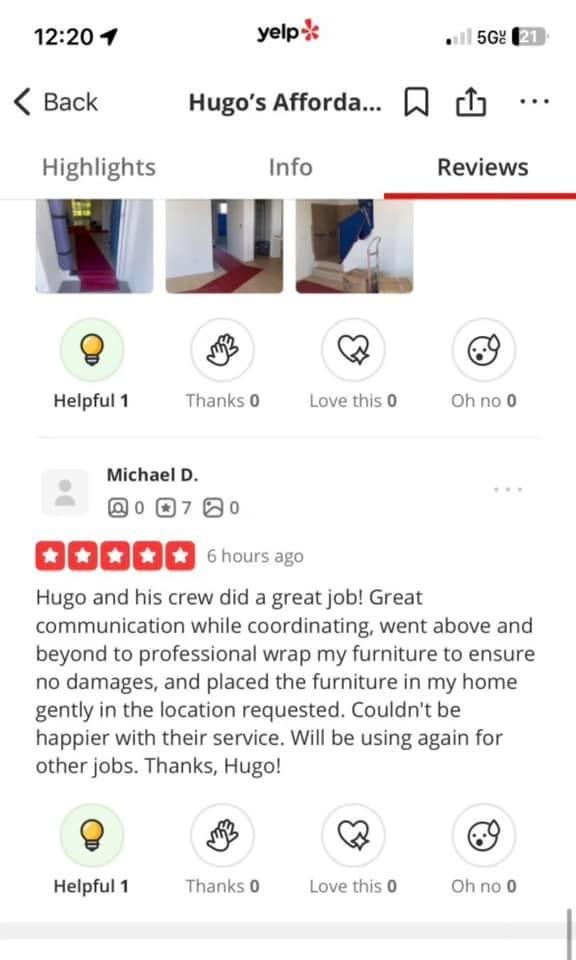 All Photos for Hugo’s Affordable Moving Labor in San Diego, CA