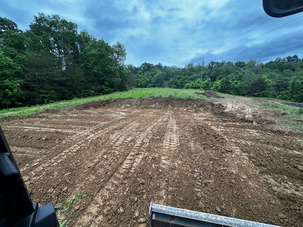 Site prep for Holmes Septic Works LLC in Knoxville, TN 