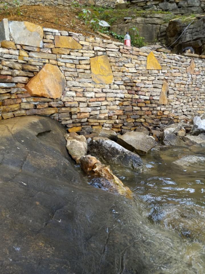 Natural Stone Hardscape for Campbell's Outdoor Living in Powell, TN