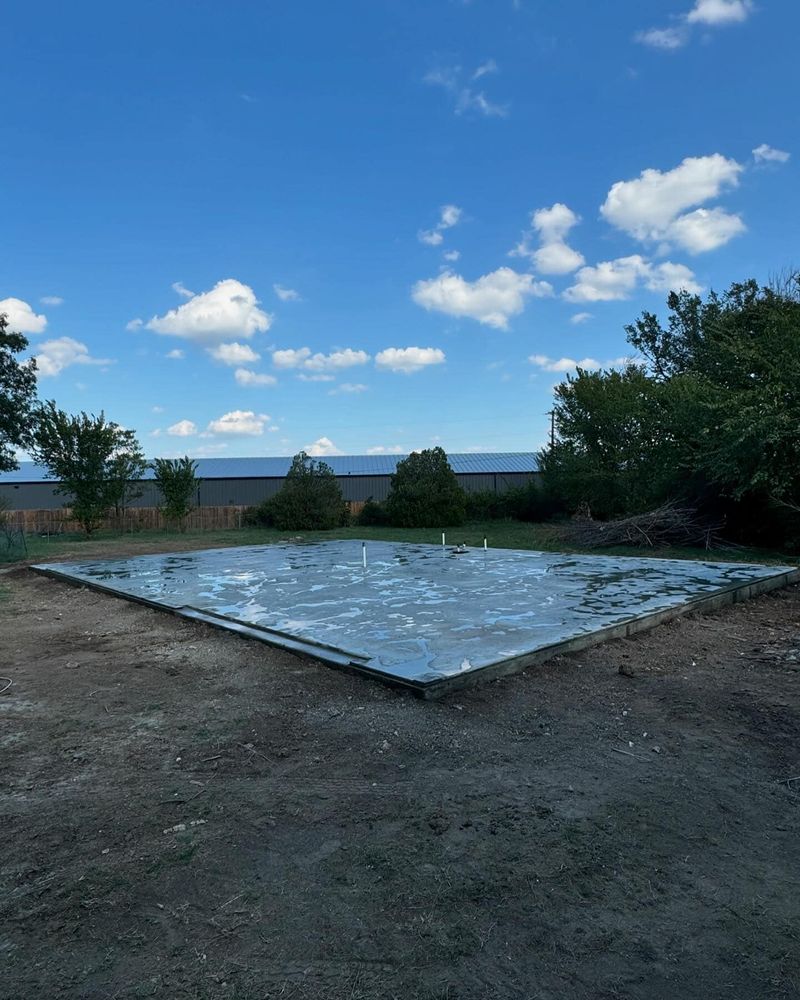 Our House Foundations service ensures durability and stability by expertly laying the foundations of your home, using high-quality concrete to provide a solid base for safe and long-lasting construction. for G2 Custom Concrete in Dallas, TX