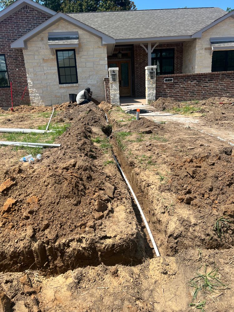 Our Irrigation service ensures efficient water distribution, covering your lawn and garden needs, saving you time and effort while conserving water resources. for Silver Mines Landscape & Construction, LLC. in Houston, TX