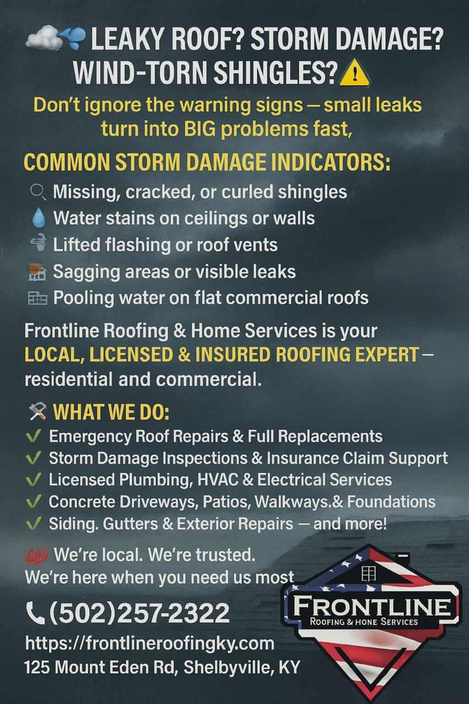 Other Services for Frontline Roofing & Home Services in Shelbyville, KY