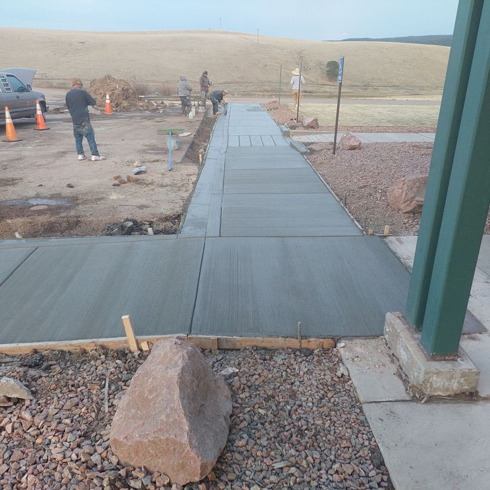 Sidewalk Installation for Co Custom Concrete and Overlays in Colorado Springs, CO