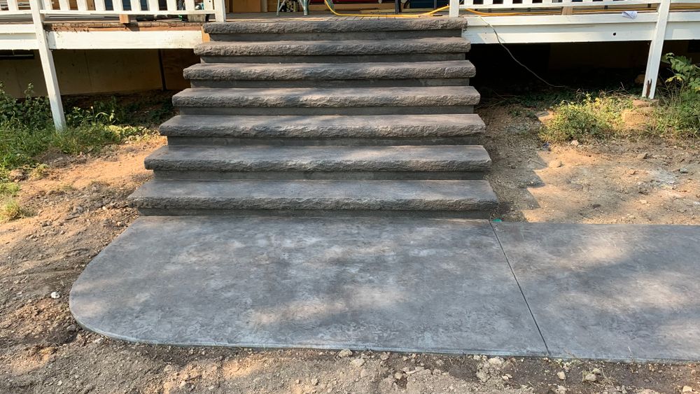 Concrete stairs for A.K. Construction Inc  in West Plains, MO