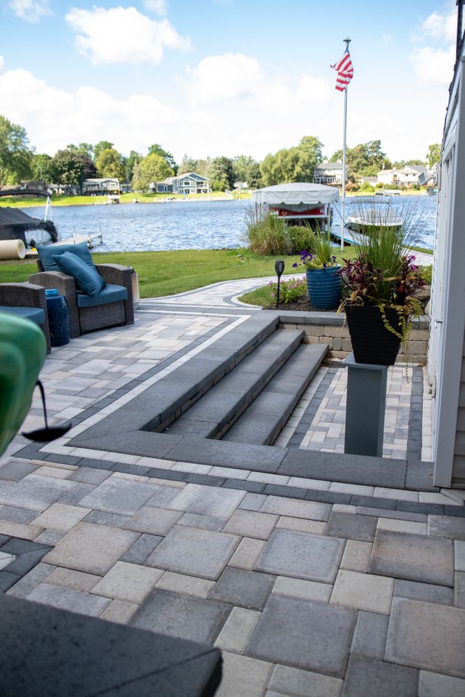 Enhance your outdoor space with our expert paver patio repair and restoration service, ensuring lasting durability and vibrant aesthetics for your home's landscape. Trust us to rejuvenate your patio beautifully. for Sunstone Construction in Oakland County, MI
