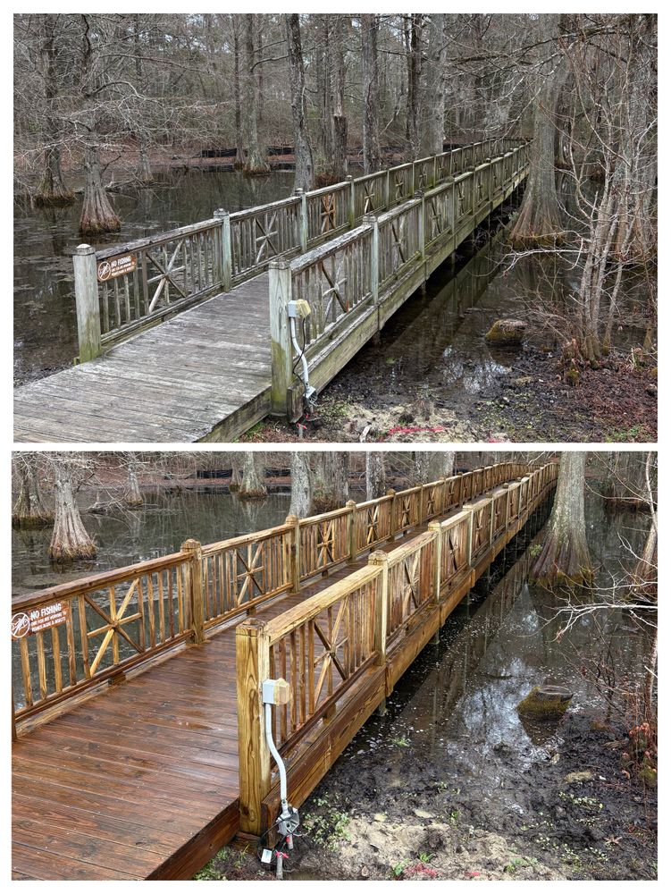 Wood Cleaning for Salty Exterior Pro Wash in Hampstead, NC