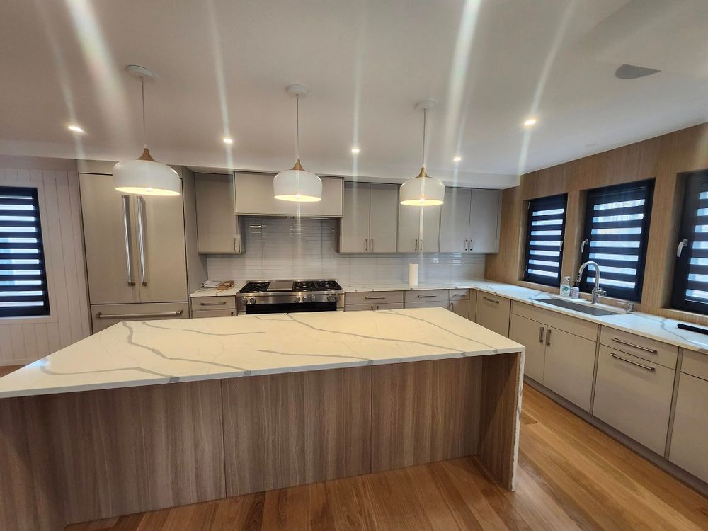 Refresh your kitchen beautifully with our cabinet refinishing service. We clean, repair, sand, and apply durable finishes that transform worn cabinets into like-new surfaces without the cost of replacement. for A+Painting LLC in Stamford, CT