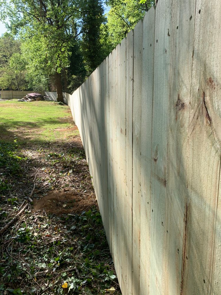 Fence work for Compadres Concrete in Griffin, GA