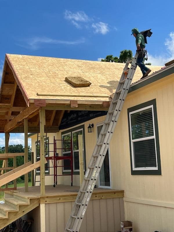 Our expert roofing service specializes in durable, energy-efficient metal roofing solutions that enhance home aesthetics and longevity, ensuring reliable protection against the elements while adding significant value to your property. for Rogers Construction in Mount Vernon, TX