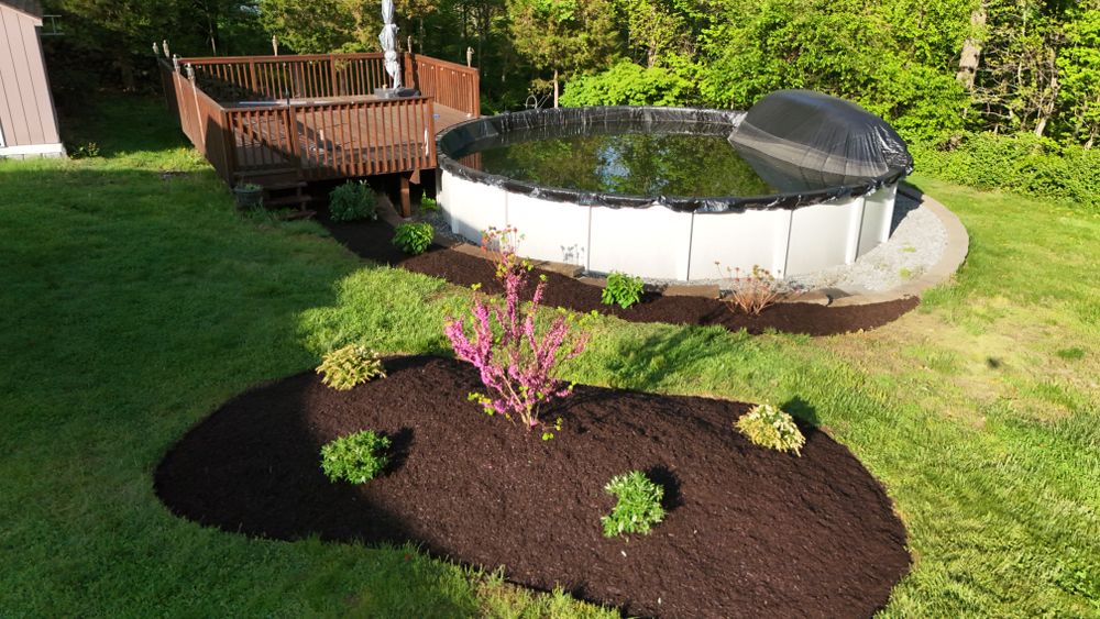 Landscape & Bed Design for Ace Landscaping in Trumbull, CT