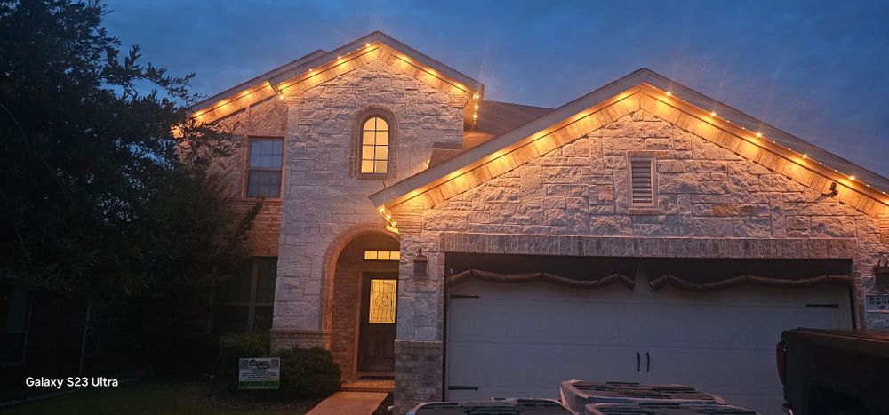 Permanent Holiday Lighting  for Light It Up AV and Turf in Keller, TX