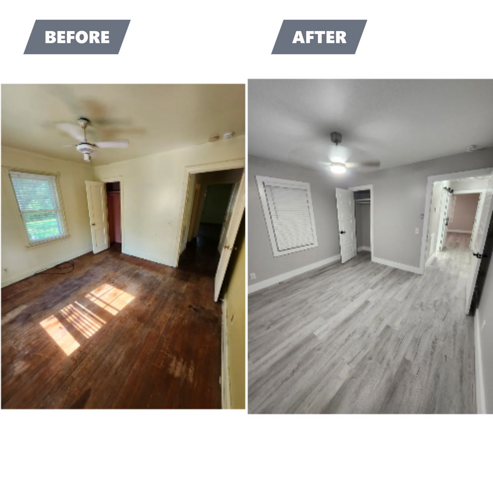 Before/After Interior Renovations for AG Construction in Greenville, SC