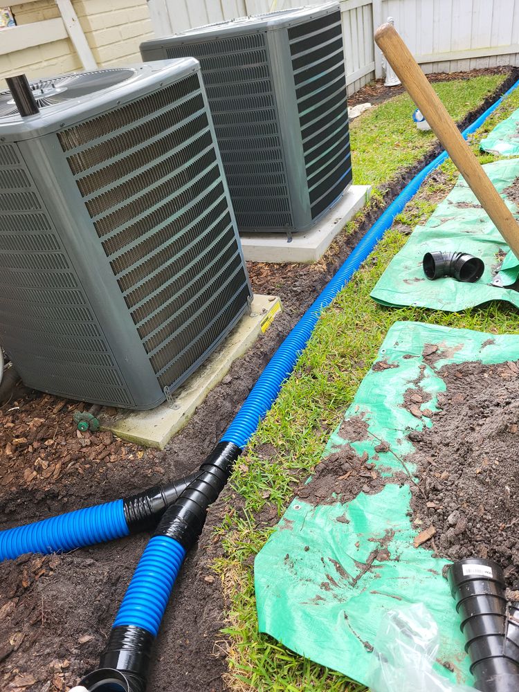 DOWNSPOUT DRAINS for Sam's French Drains and Landscape in Orlando, Florida