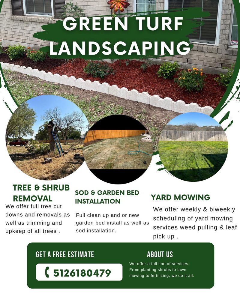 All Photos for Green Turf Landscaping in Kyle, TX