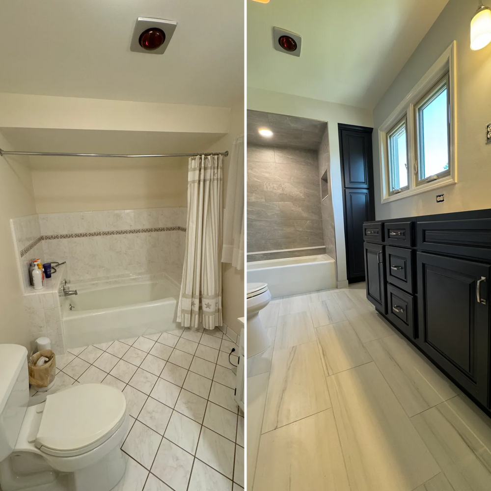Before/After for Northern Tile in Richmond, MI