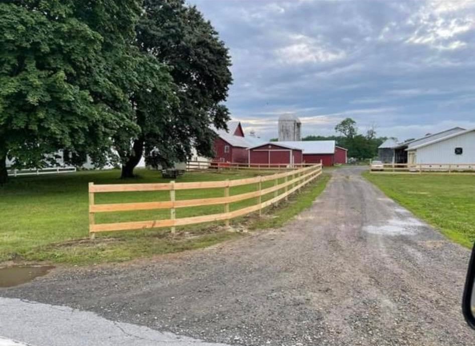 Three Rail Fencing  for Oakwood Fencing  in Hudson, NY 