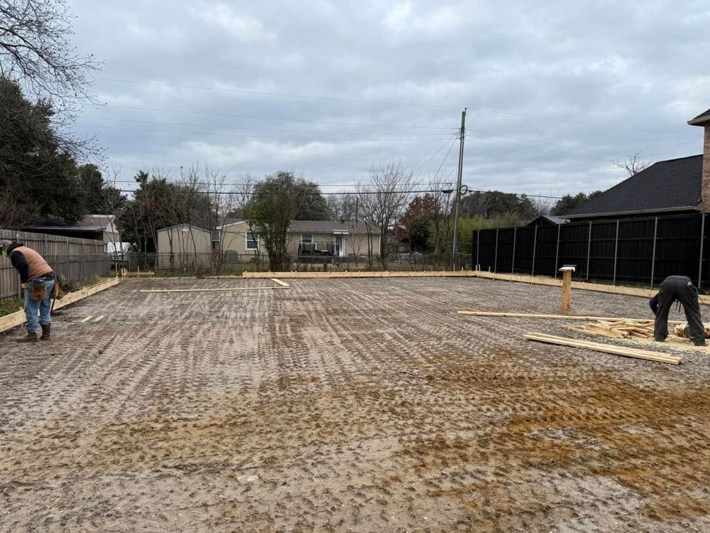 Concrete for Maldonado's Concrete Construction in Dallas, TX