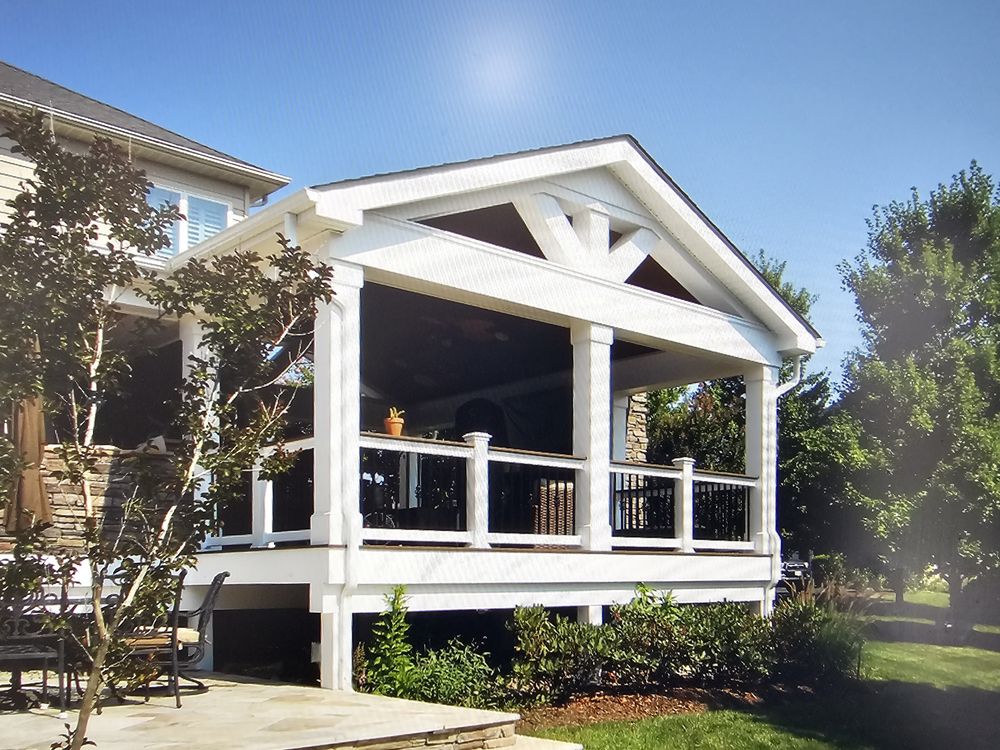 Transform your outdoor space with our expert Porches service, offering custom design and installation to enhance your home's beauty and functionality while creating the perfect spot for relaxation and enjoyment. for M&M Professional Landscaping in Sterling, VA