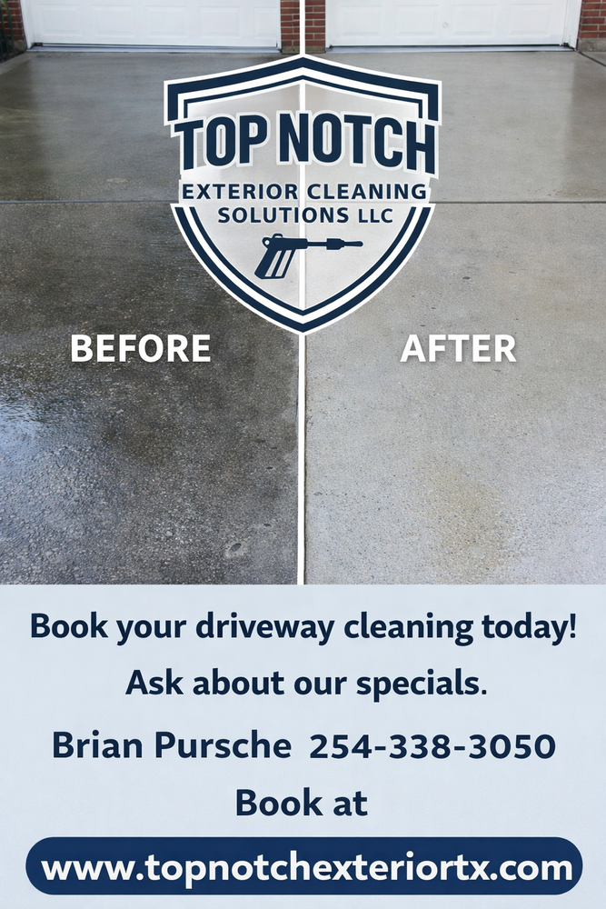 All Photos for Top Notch Exterior Cleaning Solutions in Nolanville, TX