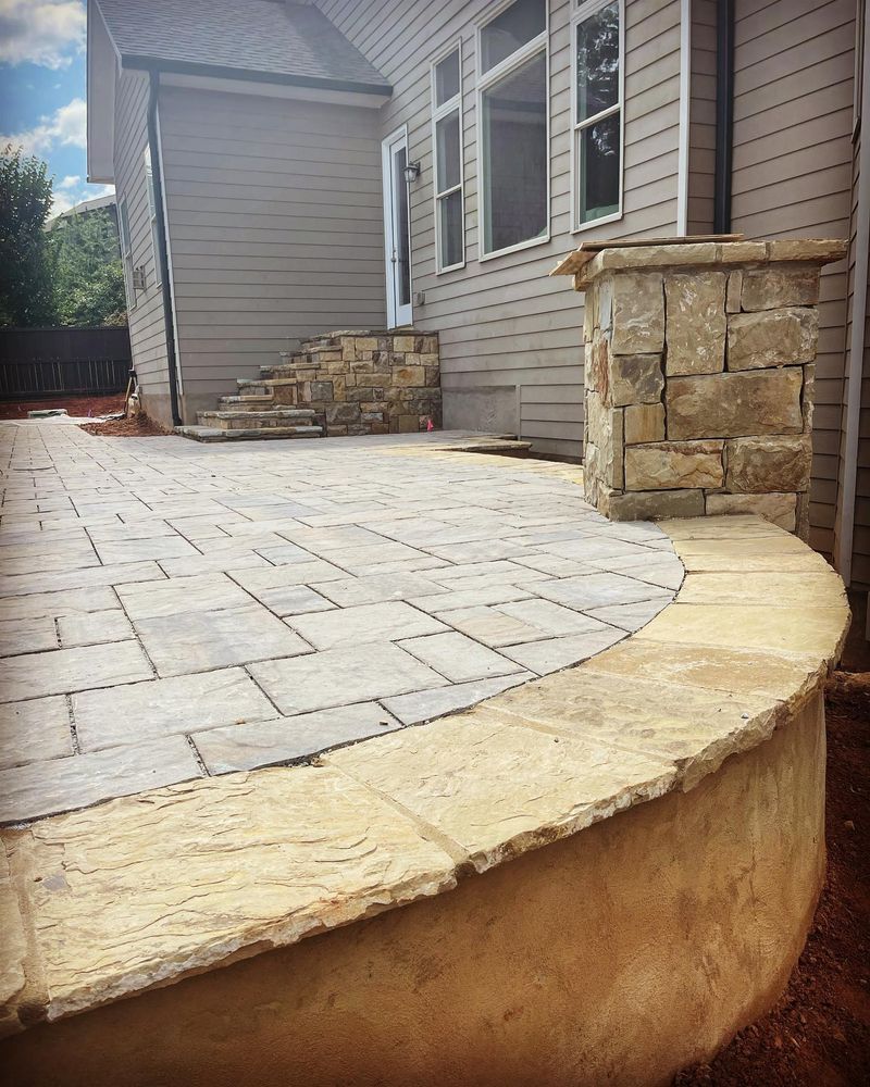 Our Hardscaping service includes expertly designed and installed features such as patios, retaining walls, walkways, and fire pits to enhance the functionality and aesthetics of your outdoor living space. for Precise Landscape and Irrigation Solutions in Metro Atlanta, GA