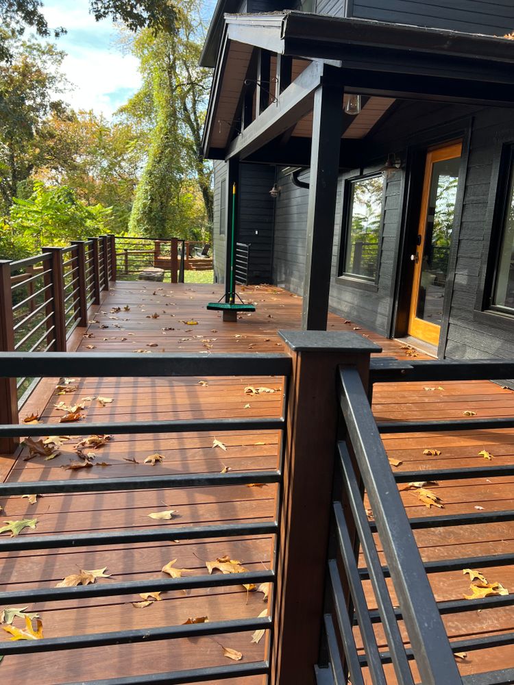 Exterior Deck staining  for JV Painting Services LLC in Hendersonville, NC