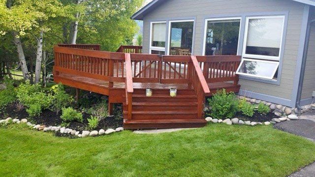 Deck Staining for Mike's Custom Painting in Kissee Mills, MO