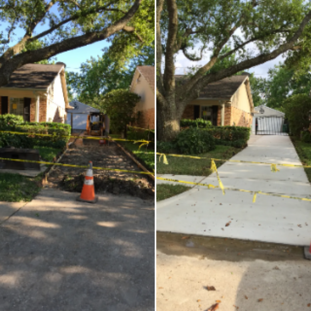 Before & Afters for Texas Curb N Borders in Houston, TX