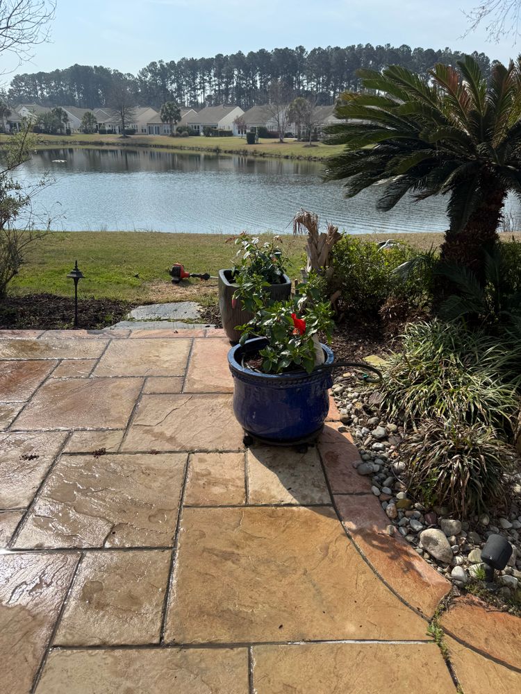 Enhance your outdoor space with our professional Patio Installation and Clean-ups service. Trust us to transform your backyard, while also offering convenient options for local Christmas lights installation near me. for Wide Open Greenscapes in Goose Creek, SC