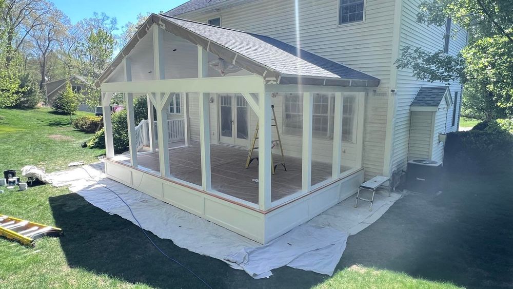 Our Exterior Painting service is a great way to protect your home from the weather and add curb appeal. Our experienced painters will work with you to choose the perfect color and finish for your home. for OMG Painting in Springfield, MA