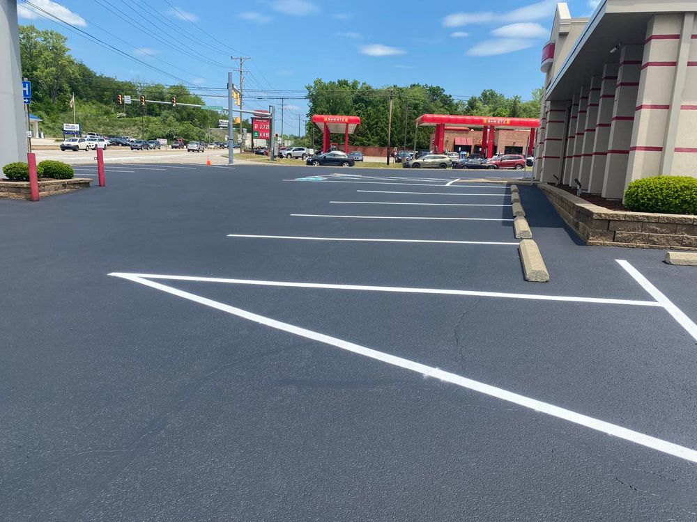 Asphalt Parking Lot Construction for Kuntz Property Maintenance in Homer City, PA