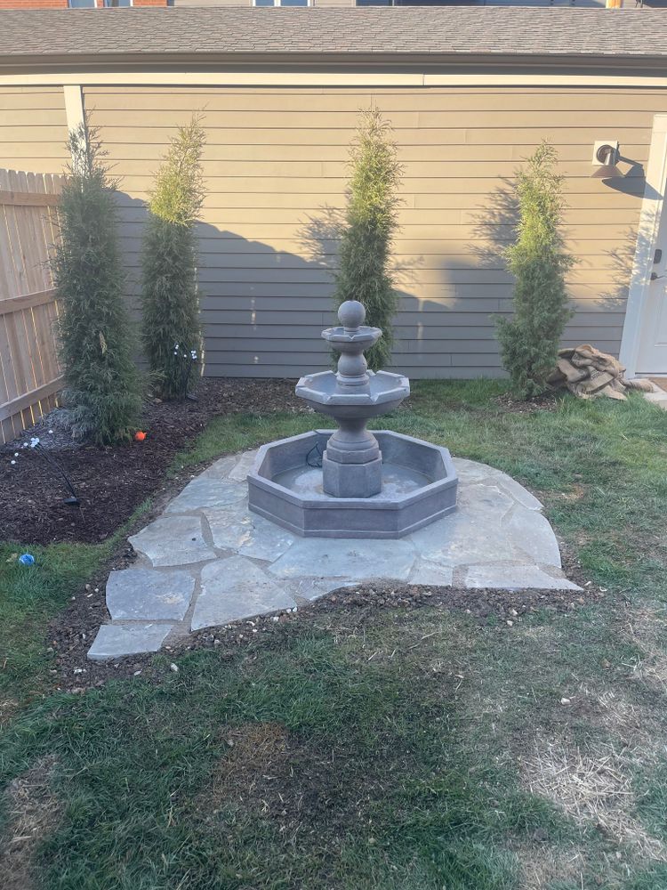 Hardscaping for J & B Landscaping in St. Louis, MO