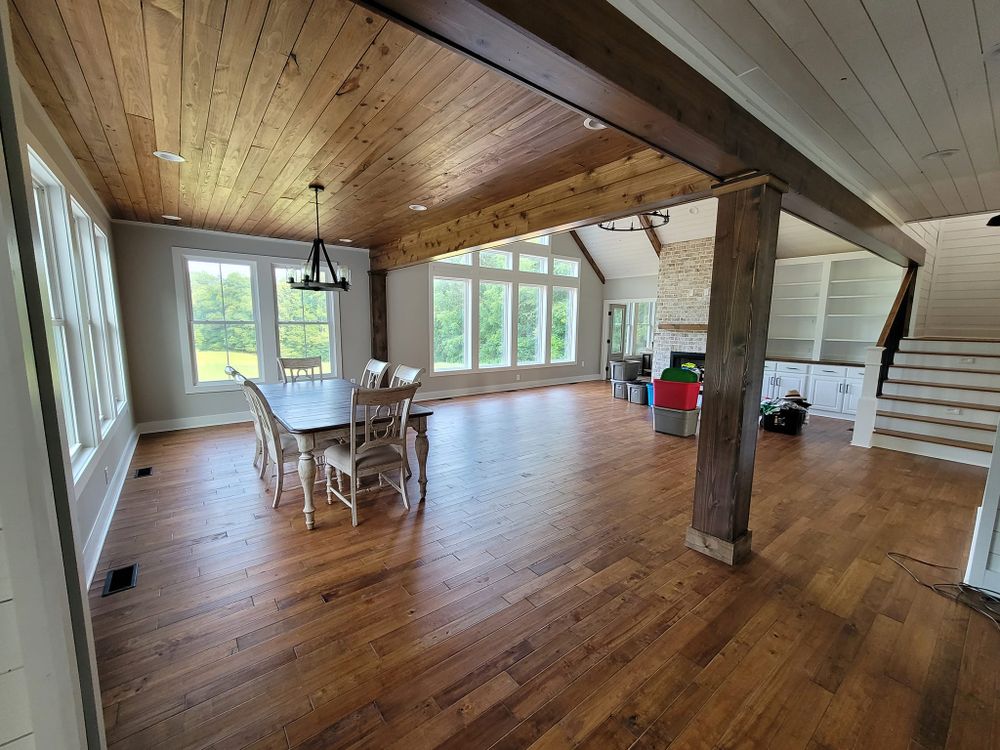 Our staining service enhances the appearance and protects the wood surfaces of your home, offering a wide range of colors to suit your preferences and improve durability. for Southern Charm Painting in Lynchburg, VA