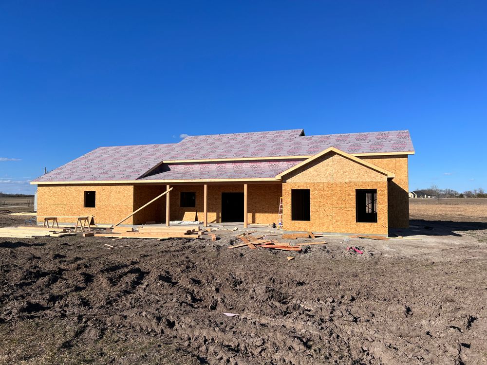 Framing for Edgecomb Builders in Garnett, KS