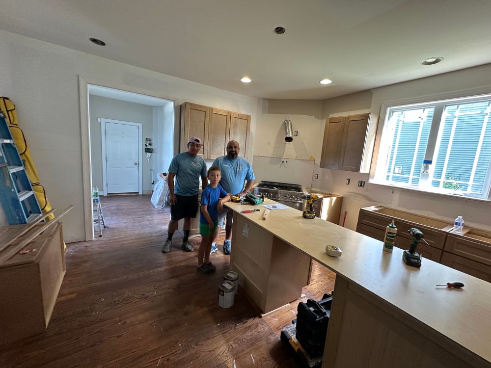 Parkside - deck & kitchen for Thomas J. Gorman Construction in Middletown, DE
