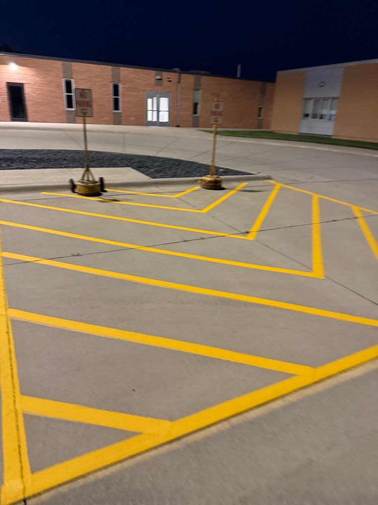 All Photos for Midwest Line Striping LLC in Spirit Lake, IA