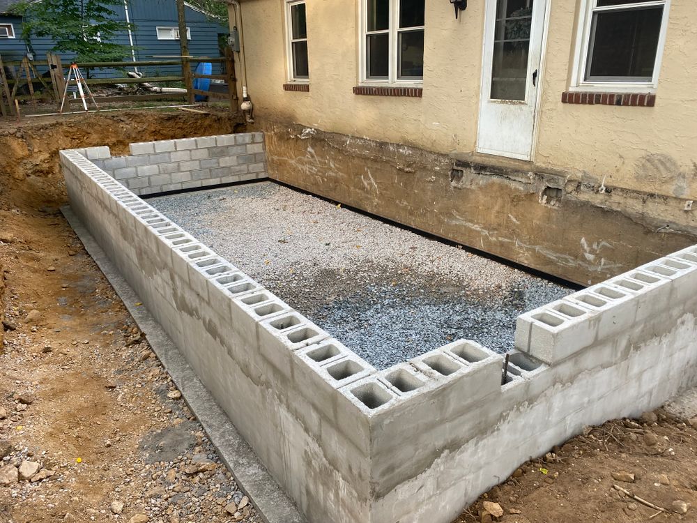 Foundations for Markey Masonry LLC in Phoenixville, PA