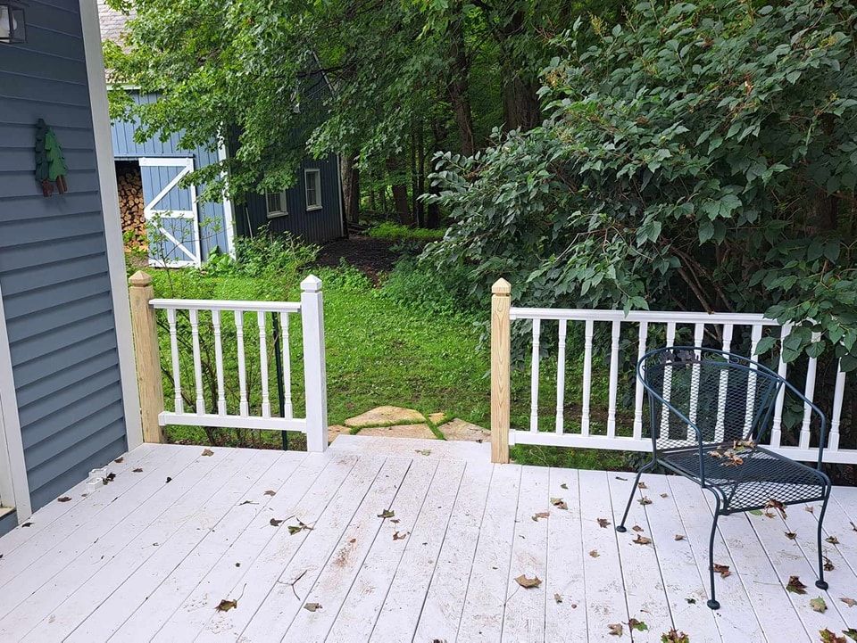 Transform your outdoor living space with our Deck & Patio Installation service. Our skilled team will work with you to create a functional and beautiful area for entertaining and relaxing at home. for Eaton Construction And Property Maintenance   in Danby, VT