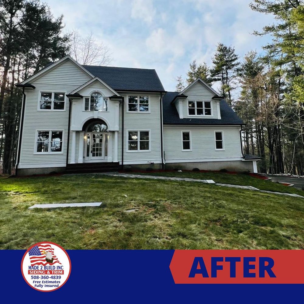 Exterior Renovations for Made 2 Build in Longmeadow, MA
