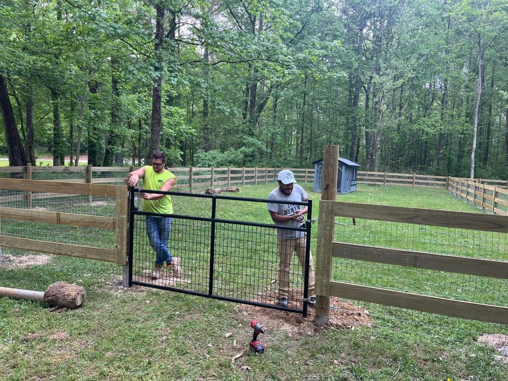 Our Agricultural Fence Repair service ensures your property stays secure and productive. We specialize in efficient, reliable fence repair to maintain safety for livestock and protect valuable crops on your farm. for Browns' Fencing & Equipment in Fairmount, GA