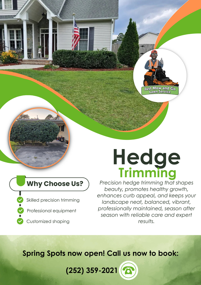 All Photos for Just Mow and Go Lawn Service, LLC in New Bern, NC