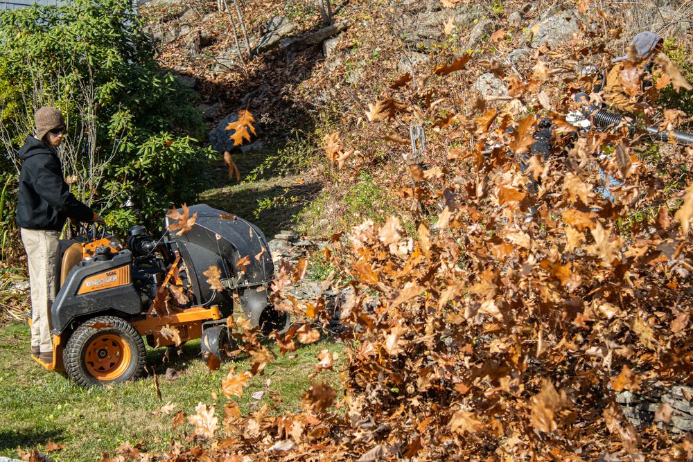 Fall Cleanup for CS Property Maintenance in Middlebury, CT