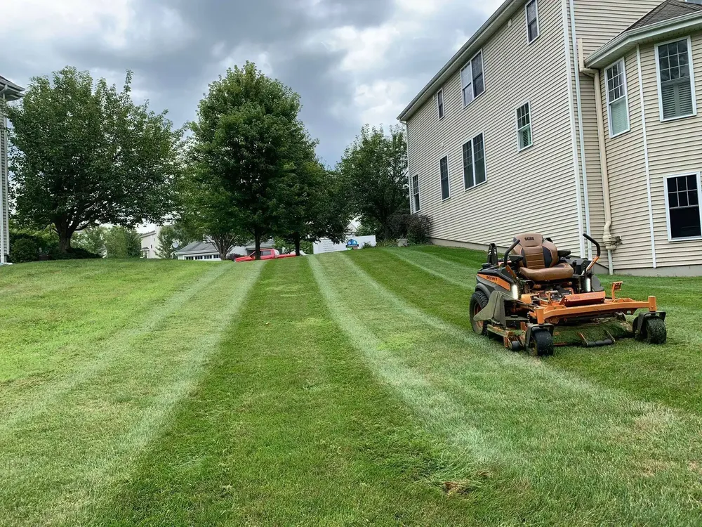 The Weekly Lawn Maintenance service provides tailored, licensed, and knowledgeable lawn care services that keep your lawn looking its best. We offer a variety of services to choose from such as weekly mowing, so you can get the exact care your lawn needs. for Perillo Property Maintenance in Hopewell Junction, NY