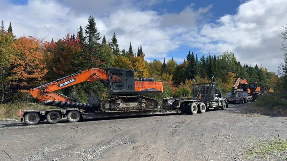 Excavation for Gardner Road Company in Winn, ME