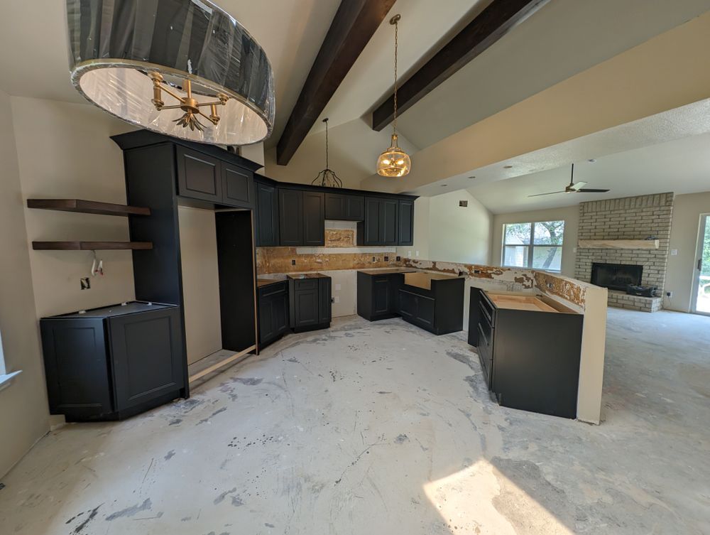 Transform your kitchen with our expert remodeling service, offering customized design solutions, quality craftsmanship, and efficient project management to create a functional and beautiful space tailored to your needs. for Concord Builders in Lockhart, TX