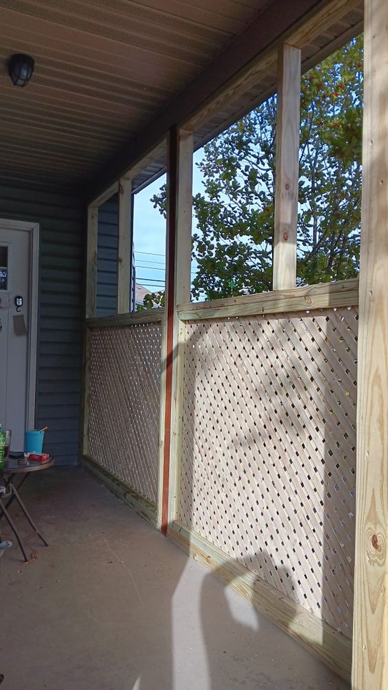 Porch Enclosure for Dead Tree General Contracting in Carbondale, Illinois
