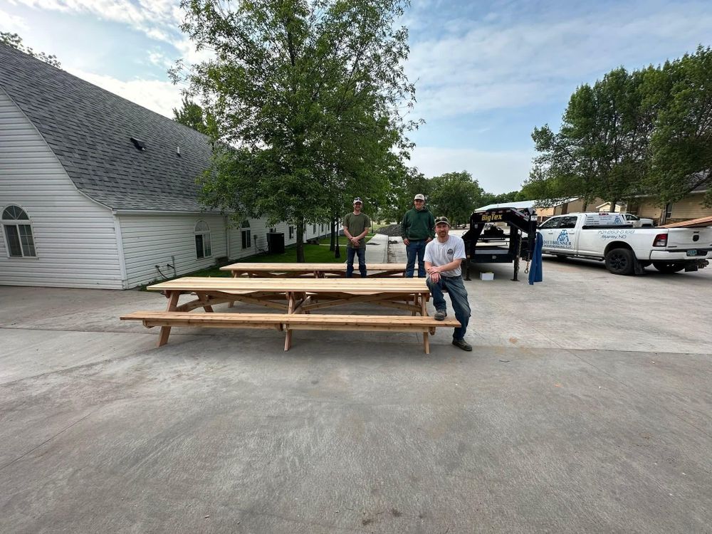 Exterior Renovations for Dittbrenner Woodworking in Stanley, ND