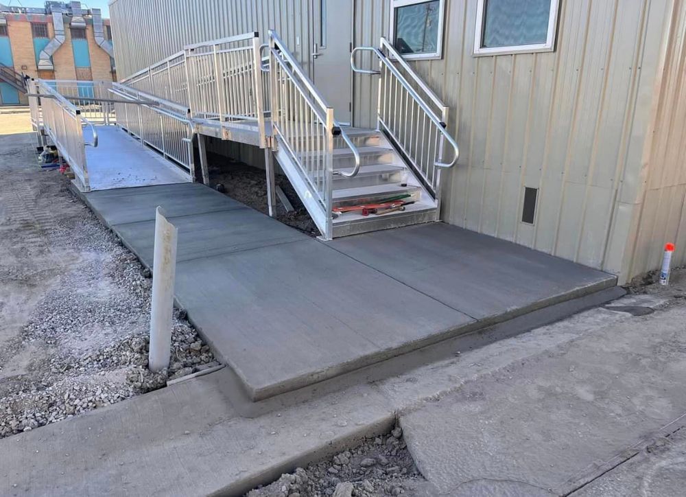 Transform your property with our Sidewalk Installation service. From clearing the land to laying a sturdy pathway, we ensure quality craftmanship and enhance the curb appeal of your home. for Outback Dirtworks in Colorado Springs, CO